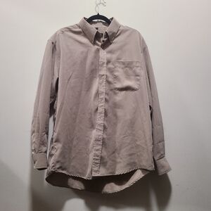 Men's Classic Tan Button Up Shirt